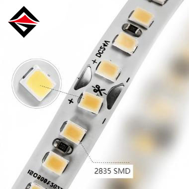 Why do you choose 2835 lamp beads when buying low-voltage monochrome light strips?
