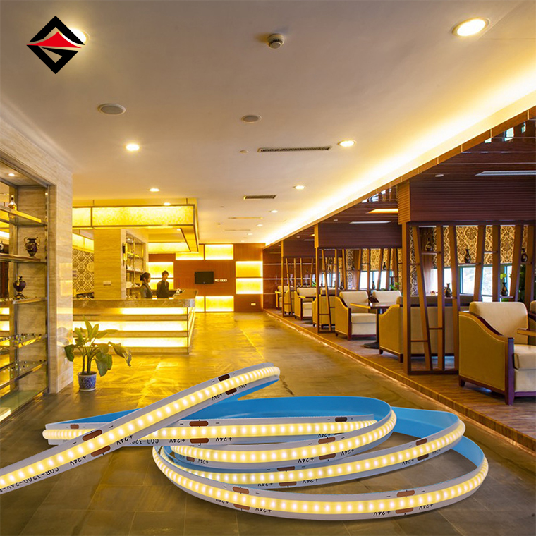 How many lamp beads/meter should be selected for COB light strips?